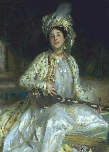 John Singer Sargent Portrait of Almina Daughter of Asher Wertheimer Norge oil painting art